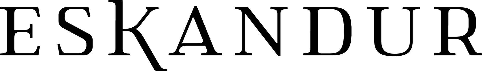 Eskandur logo in black color